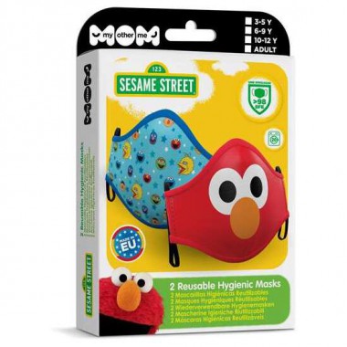 SESAME STREET PREMIUM HIGIENIC MASK 3-5 Y