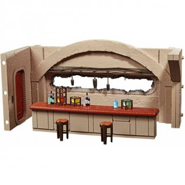 ESCENARIO NEVARRO CANTINA + FIGURA IMPERIAL DEATH TROOPER MANDALORIAN STAR WARS