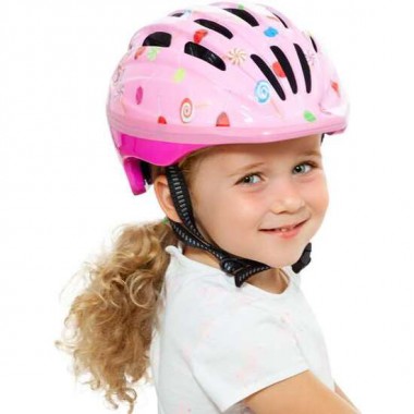 CASCO MLT ROSA 2/5 AÑOS TALLA 48-53 CM