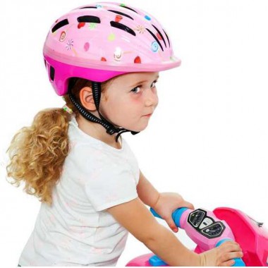 CASCO MLT ROSA 2/5 AÑOS TALLA 48-53 CM