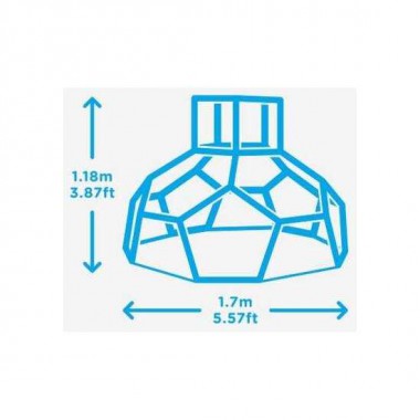 CENTRO DE JUEGOS DOME CLIMBER 170X170X118 CM