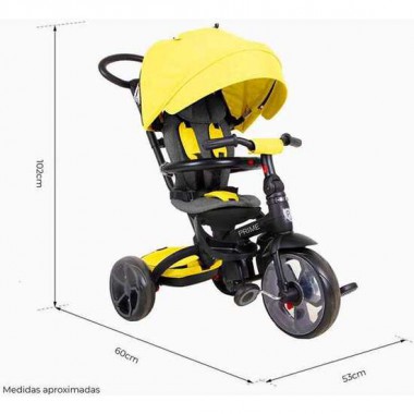 NEW PRIME TRICYCLE YELLOW