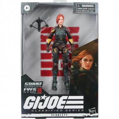 FIGURA SCARLETT 20 G.I. JOE CLASSIFIED SERIES - SNAKE EYES: G.I. JOE ORIGINS 15CM