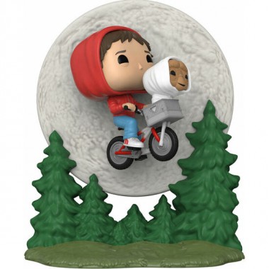 FIGURA POP E.T EL EXTRATERRESTRE 40TH ELLIOTT & E.T FLYING