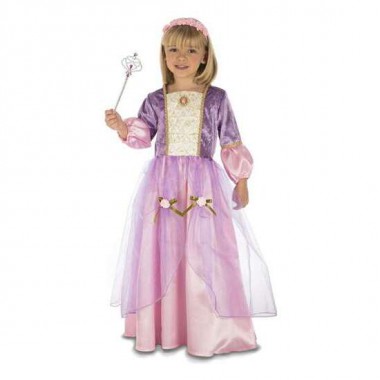 DISFRAZ PRINCESA MORADA TALLA 7-9 Y