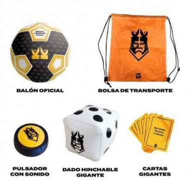 JUEGO KINGS LEAGUE OFICIAL, MARCA EL MÁXIMO DE GOLES LLEVANDO LA PELOTA HACÍA LA PORTERIA CONTRARIA