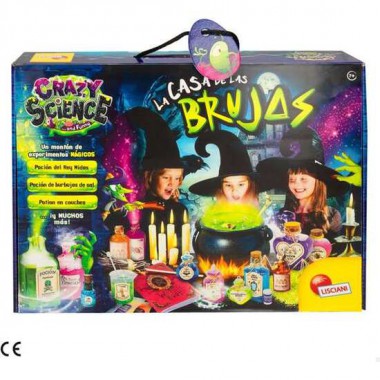 JUEGO CIENTIFICO CRAZY SCIENCE LA CASA DE LAS BRUJAS CON UN MONTON DE EXPERIMETOS.