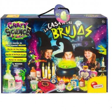 JUEGO CIENTIFICO CRAZY SCIENCE LA CASA DE LAS BRUJAS CON UN MONTON DE EXPERIMETOS.