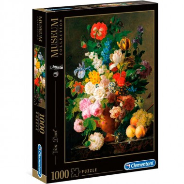 PUZZLE JARRON FLORES MUSEO LOUVRE 1000PZS