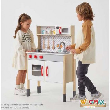 COCINA DE MADERA ELÉCTRICA WOOMAX 59,5X30X94,5 CM