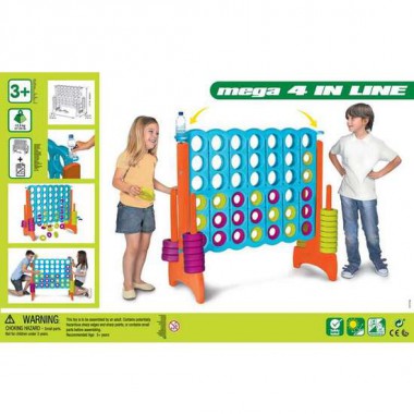 JUEGO MEGA 4 EN RAYA 117,50X45,5X121 CM