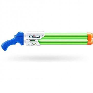 PISTOLA DE AGUA X-SHOT QUAD STREAM BLASTER CON DOS CAÑONES 135X596X57CM - MODELOS SURTIDOS