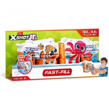 PISTOLAS DE AGUA PACK 2 UD. X-SHOT PRESCHOOL BLASTER 155X37X48CM