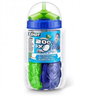 GLOBOS DE AGUA X-SHOT EN BOTE 200 UD. 22X78X78CM - MODELOS SURTIDOS