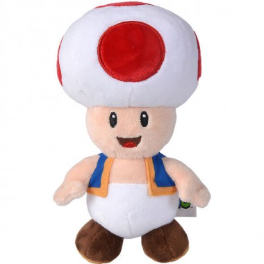 PELUCHE TOAD SUPER MARIO NINTENDO 20CM