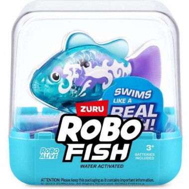 FIGURA PEZ ROBOFISH, NADA EN DIFERENTES DIRECCIONES Y CAMBIA DE COLOR 7X7X7CM - MODELOS SURTIDOS