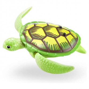 FIGURA TORTUGA ROBOTURTLE, NADA Y CAMINA 7X9X9CM - MODELOS SURTIDOS