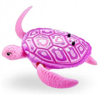 FIGURA TORTUGA ROBOTURTLE, NADA Y CAMINA 7X9X9CM - MODELOS SURTIDOS