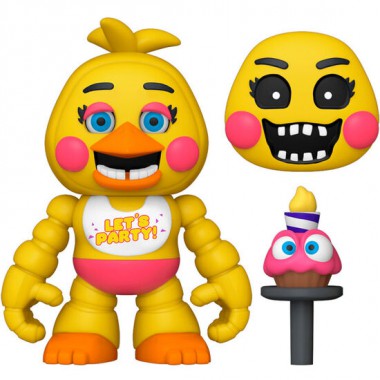 BISTER 2 FIGURAS SNAPS! FIVE NIGHTS AT FREDDYS TOY CHICA AND NIGHTMARE CHICA