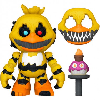 BISTER 2 FIGURAS SNAPS! FIVE NIGHTS AT FREDDYS TOY CHICA AND NIGHTMARE CHICA