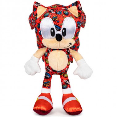 PELUCHE SONIC RED COMIC SONIC THE HEDGEHOG 30CM