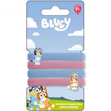 ACCESORIOS PELO COLETERO 4 PIEZAS BLUEY