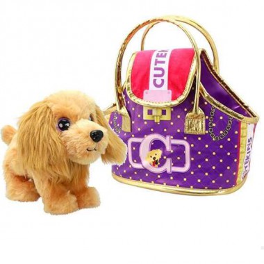 PELUCHE CUTEKINS PERRITO CON BOLSO DE DISEÑO