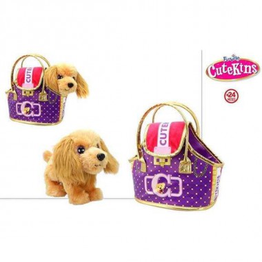 PELUCHE CUTEKINS PERRITO CON BOLSO DE DISEÑO