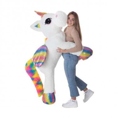 PELUCHE UNICORNIO RAINBOW 130 CM