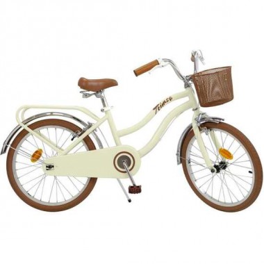 BICICLETA VINTAGE BEIGE 20" 6/9 AÑOS. NO INCLUYE RUEDINES.