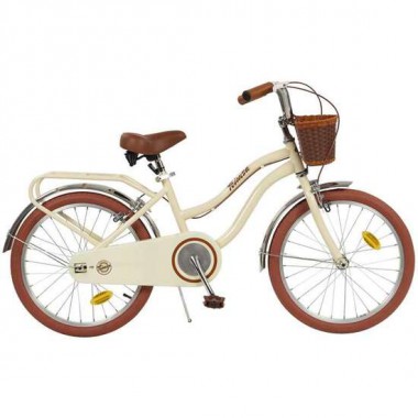 BICICLETA VINTAGE BEIGE 20" 6/9 AÑOS. NO INCLUYE RUEDINES.