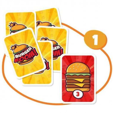 JUEGO BURGER BOOM. ¡HACERLA EXPLOTAR! ESTATE MUY ATENTO, NUNCA SABES QUIÉN DE LOS DOS HARÁ... ¡¡BING-BANG BOOM!