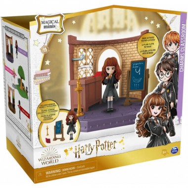 AULA ENCANTAMIENTOS MAGICOS + FIGURA HERMIONE HARRY POTTER 5CM