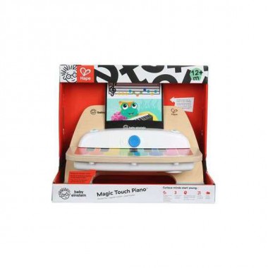 PIANO MAGIC TOUCH MADERA BABY EINSTEIN CON TECNOLOGIA TACTIL INCLUYE TRES HOJAS DE MUSICA 22,9X30,5X12,7CM