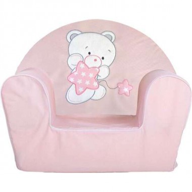 SILLON OSITO SWEET ROSA. 44X34X53CM.