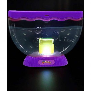 SEA MONKEYS OCEAN ZOO COFRE DEL TESORO CON LUZ EXP 12 PIEZS. SON PLACTON Y MICRO CRUSTÁCEOS.INCLUYE HUEVOS DE VIDA INSTANTANEA 