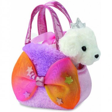 PELUCHE BOLSO PERRO PRINCESA FANCY PAL 21CM