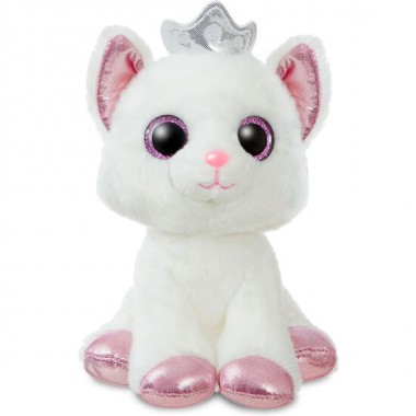 PELUCHE GATO BLANCO SOFT 18CM