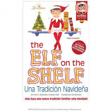 CUENTO Y MUÑECO ELFO NIÑA THE ELF ON THE SHELF