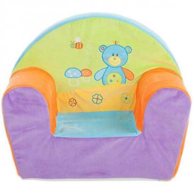 SILLON INFANTIL BORDADO OSO 44X34X53 CM