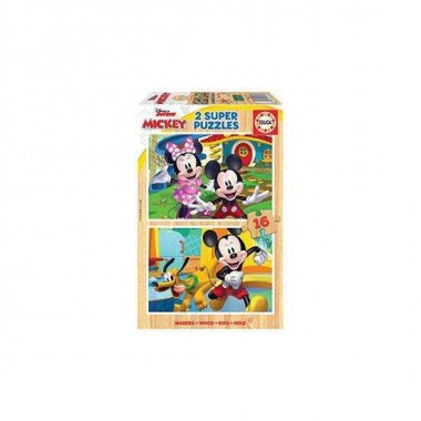 PUZZLE MICKEY Y MINNIE 2X16