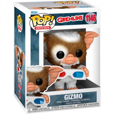 FIGURA POP GREMLINS GIZMO WITH 3D GLASSES