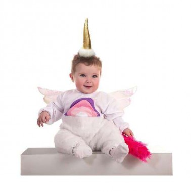 DISFRAZ BEBE UNICORNIO TALLA 0-12 MESES