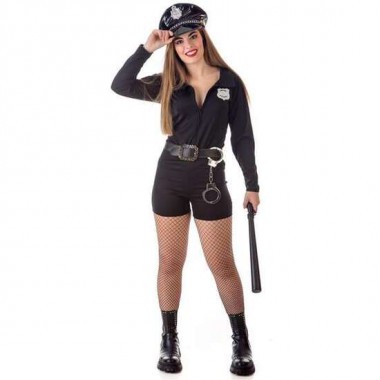 DISFRAZ ADULTO POLICÍA SEXY TALLA XL