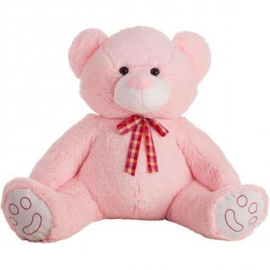 PELUCHE OSO ROSA EVY 85 CM