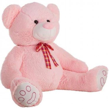 PELUCHE OSO ROSA EVY 115 CM