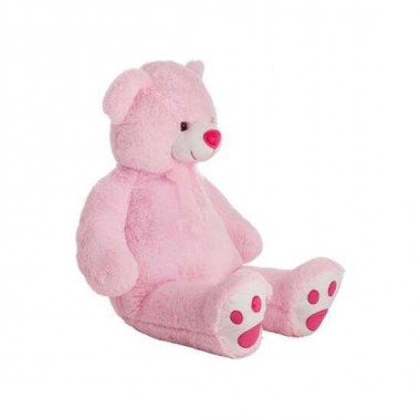 PELUCHE OSO ROSA 100 CM