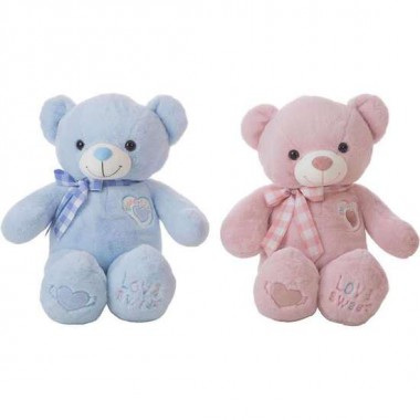 PELUCHE OSO ANGELITO 100 CM 4 COL- ROSA, ROSA MAQUILLAJE, AZUL, BEIG