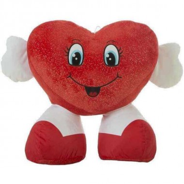 PELUCHE CORAZÓN ZAPATÓN 32 CM