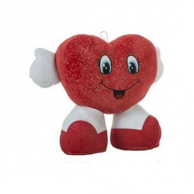 PELUCHE CORAZÓN ZAPATÓN 32 CM